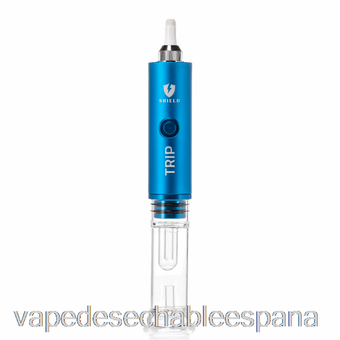 Vape Desechable España Escudo Viaje Vaporizador Portátil Kit Azul